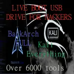 Hackers usb live boot kali blackarch over 6000 tools 1 usb no trace legacy/Uefi