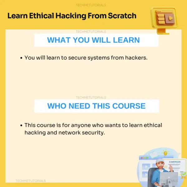 Learn Ethical Hacking From Scratch - Become a Cybersecurity Expert