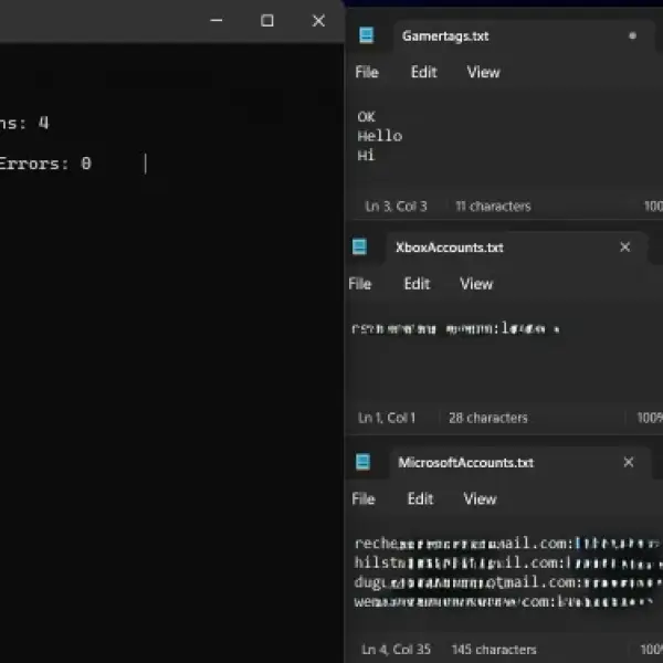 Xbox Live Gamertag Sniper Bot - Underground High Quality Tool