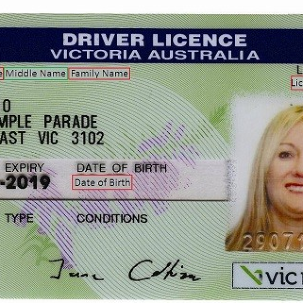 Australian Driver License