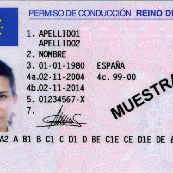 Spanish Drivers License